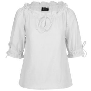 2036 Mittelalter Kurzarmbluse „Vera“