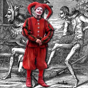 Mittelalter Narrenkostüm, deluxe