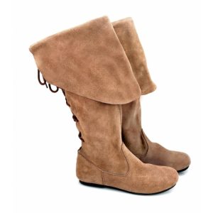 020 Piratenstiefel aus Wildleder „Geoffrey“