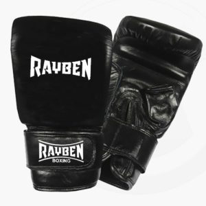 RAYBEN Boxsack Handschuhe schwarz Leder