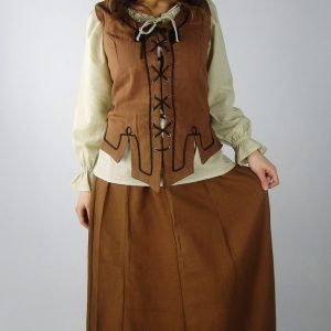 4003 Mittelalterrock aus schwerer Baumwolle „Smilla“