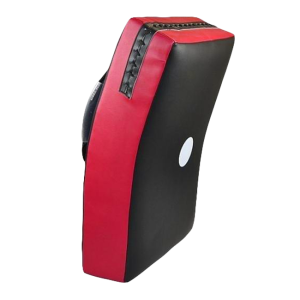 FW Schlagpolster Kunstleder gekrümmt 60x35x15cm schwarz/rot