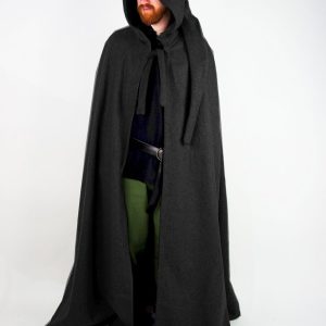 6009 Wollumhang mit langer Kapuze „Hervir“