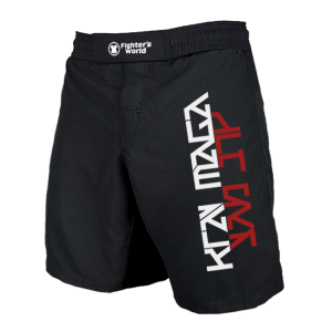 Krav Maga MMA Fightshorts schwarz/rot