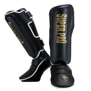 SuperPro Schienbein Ristschutz schwarz-gold SPLP120-90351