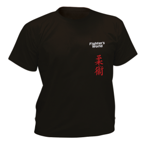 T-Shirt Judo schwarz mit Bestickung