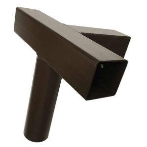 Eckstück ohne Dorn und mit Abzweiger