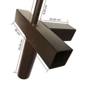 Eckstück mit Dorn und Abzweiger