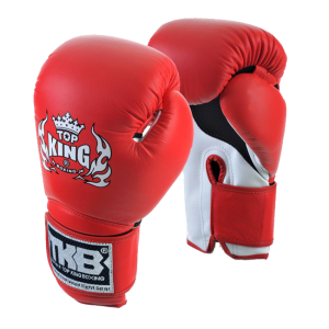 FW Velcro TOP KING Boxhandschuh rot