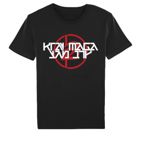 Krav Maga T-Shirt kurzarm schwarz/rot