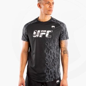 UFC Venum Herren Performance Kurzarm T-Shirt schwarz Authentic Fight Week