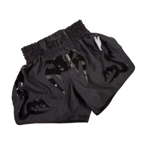 Venum Bangkok Inferno Muay Thai Shorts matt schwarz 2040-MT-BC
