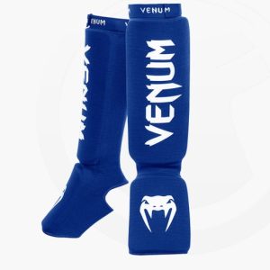 Venum Kontact Shinguards Schienbein Ristschutz Blau 0480