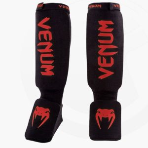 Venum Kontact Shinguards Schienbein Ristschutz schwarz-rot 0480-100