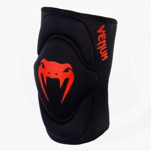 VENUM Kontact Lycra Gel Knieschutz schwarz/rot 0178