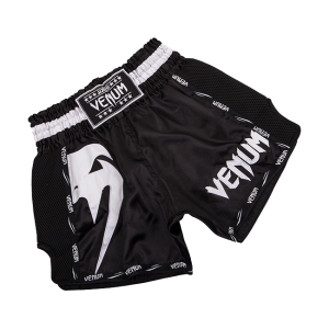 Venum Giant Muay Thai Shorts weiß/schwarz 03343-108