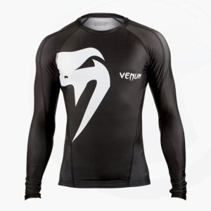 Venum Rashguard Giant langarm schwarz 0208