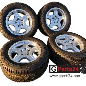G-Klasse 18 Zoll AMG Felgen A4634011302 silber Tiefbett glanzgedreht